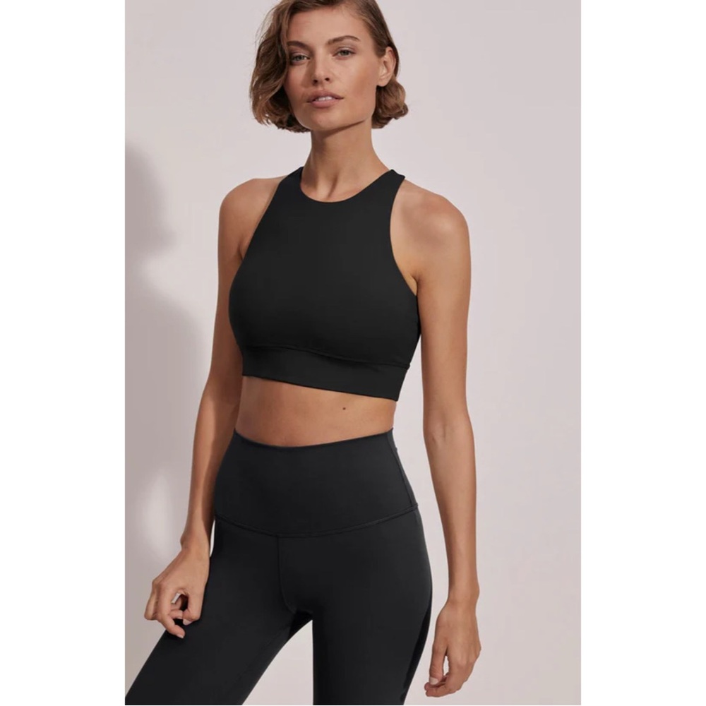 Varley High Neck Sports Bra Crop Top